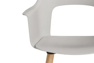 Layout Armchair 221 karmstol - Sky grey-lackerad ek - HAY