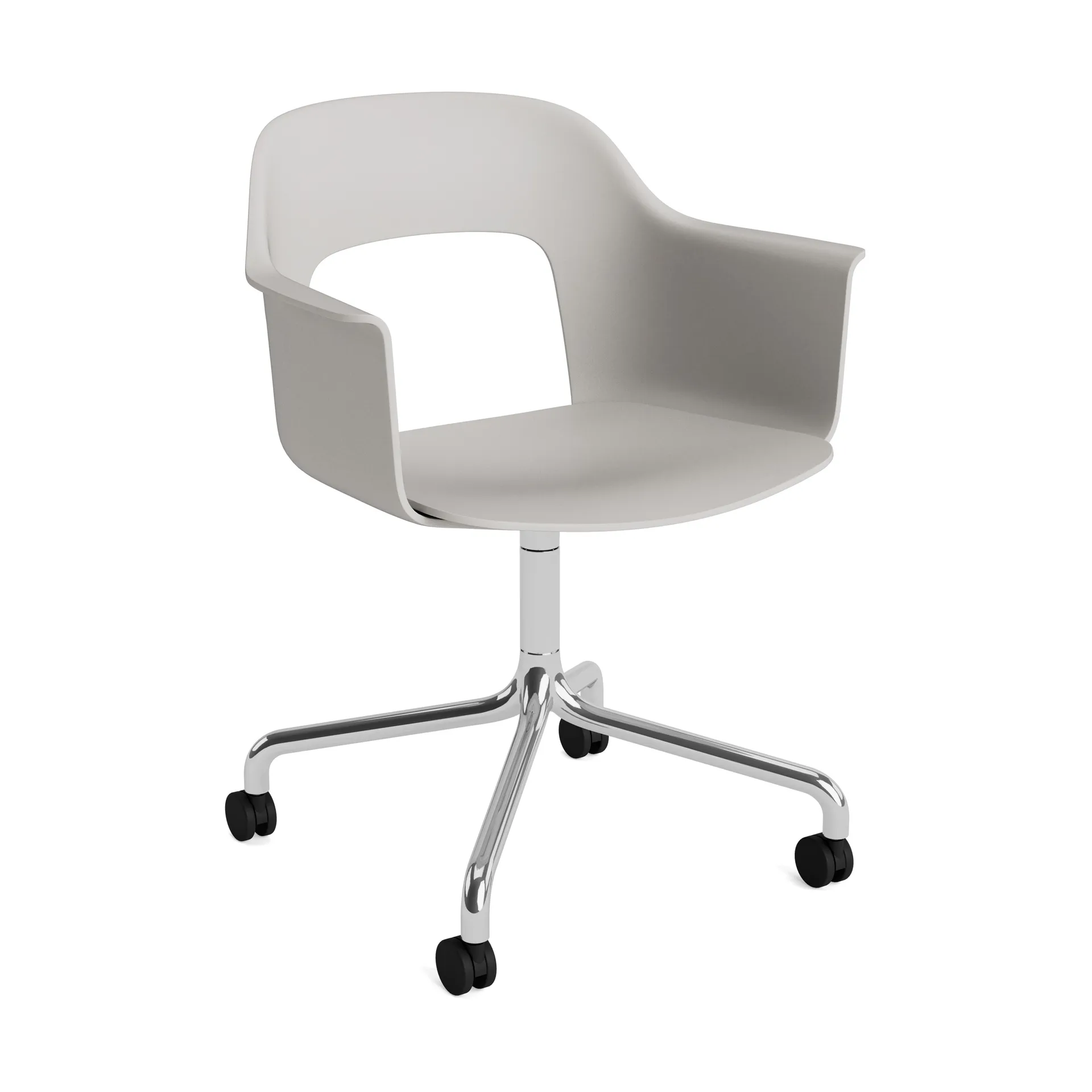 Layout Armchair 261 stol, Sky grey-polerad aluminium HAY