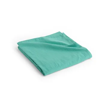 Linen överkast 240x260 cm - Emerald green - HAY
