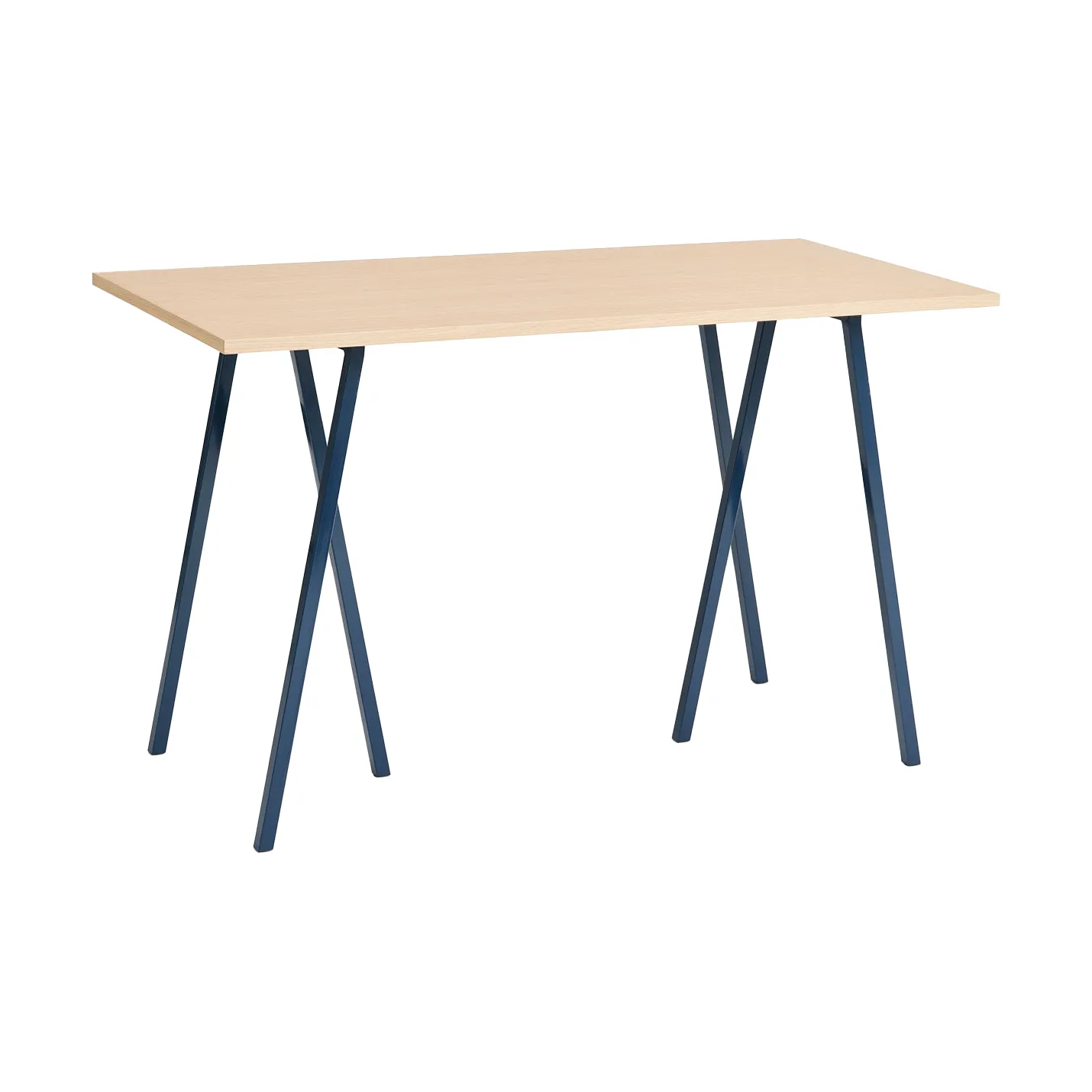 Loop Stand incl. support barbord 77,5x160 cm, Maroon red-clear lacq. oak HAY