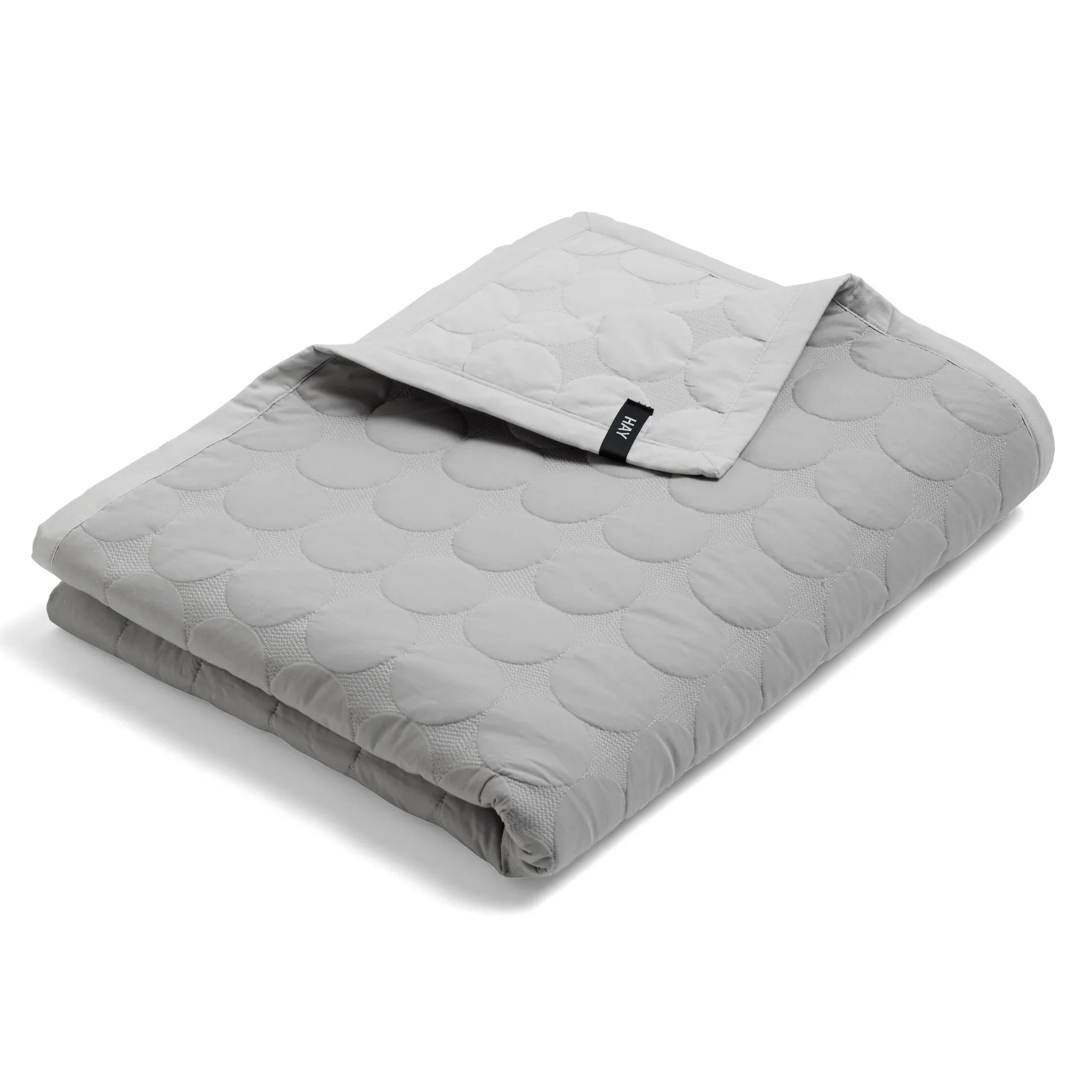 Mega Dot överkast 260x260 cm, Light grey HAY