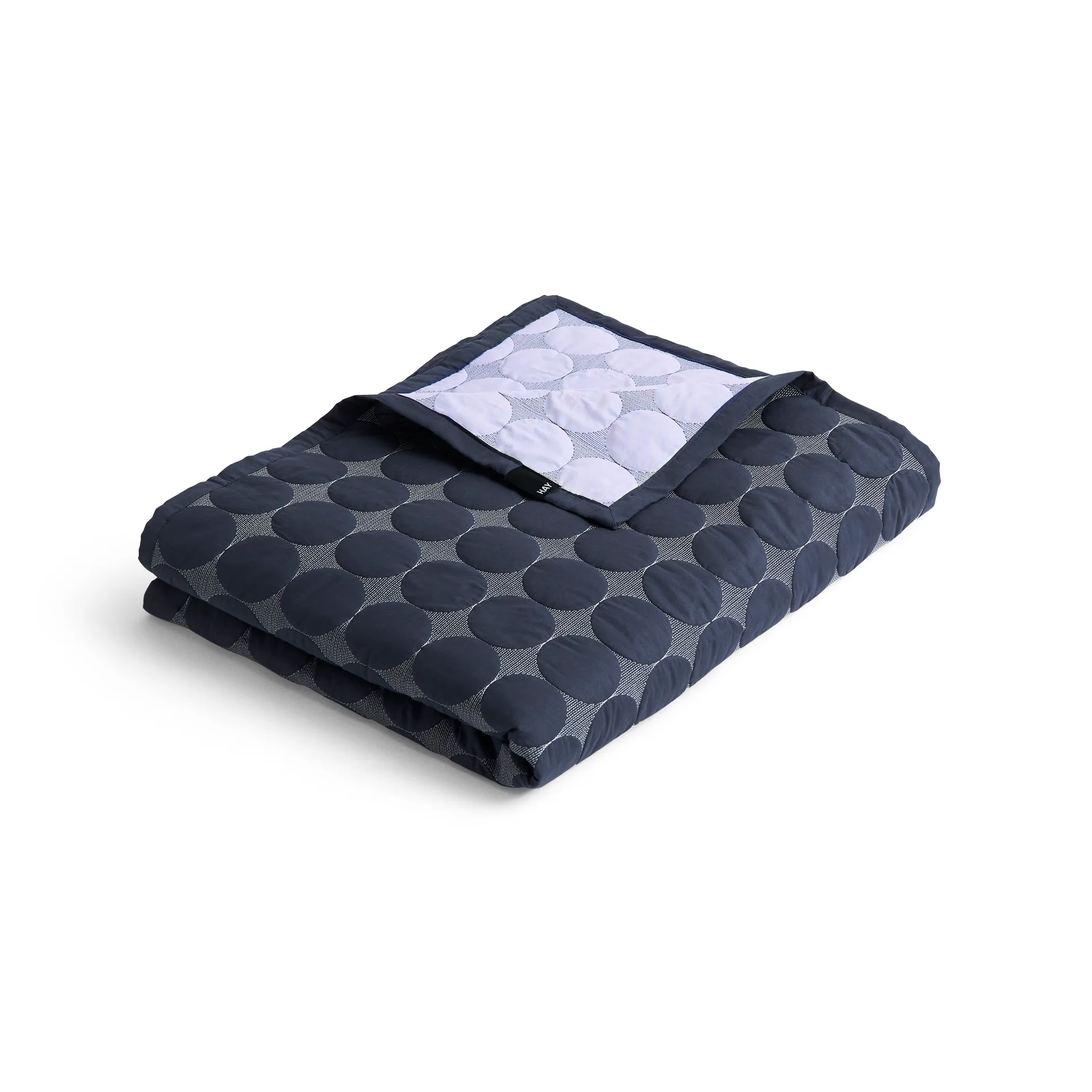 Mega Dot överkast organic 260x260 cm, Midnight blue HAY