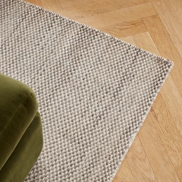 Moiré kelimmatta 200x300 cm - Grå - HAY