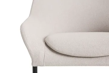 O2 Lounge Chair fåtölj - Soft light greysvartlackerad stål - HAY