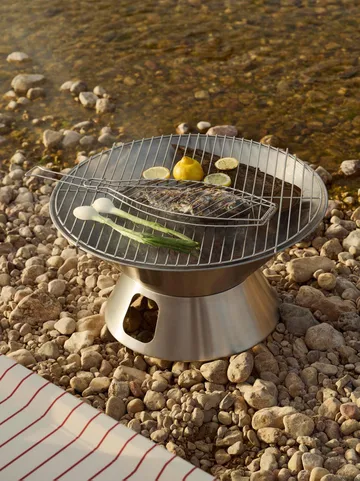 Outdoor Market grill - Rostfritt stål, Ø60 cm - HAY