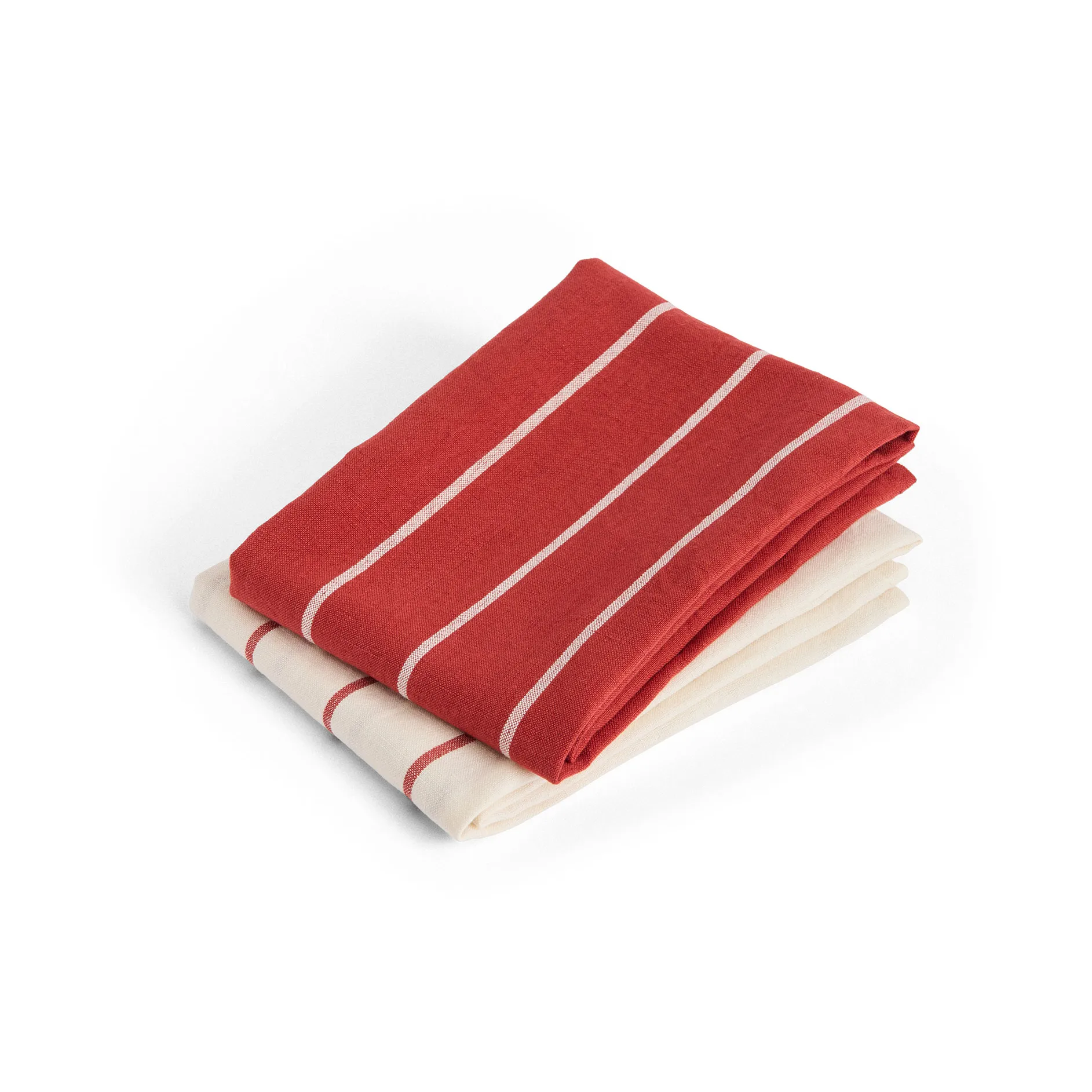Outdoor Market kökshandduk, Beige-red, 2-pack HAY