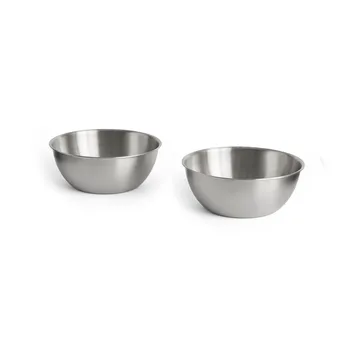 Outdoor Market serveringsskål - Rostfritt stål, 700 ml, 2-pack - HAY