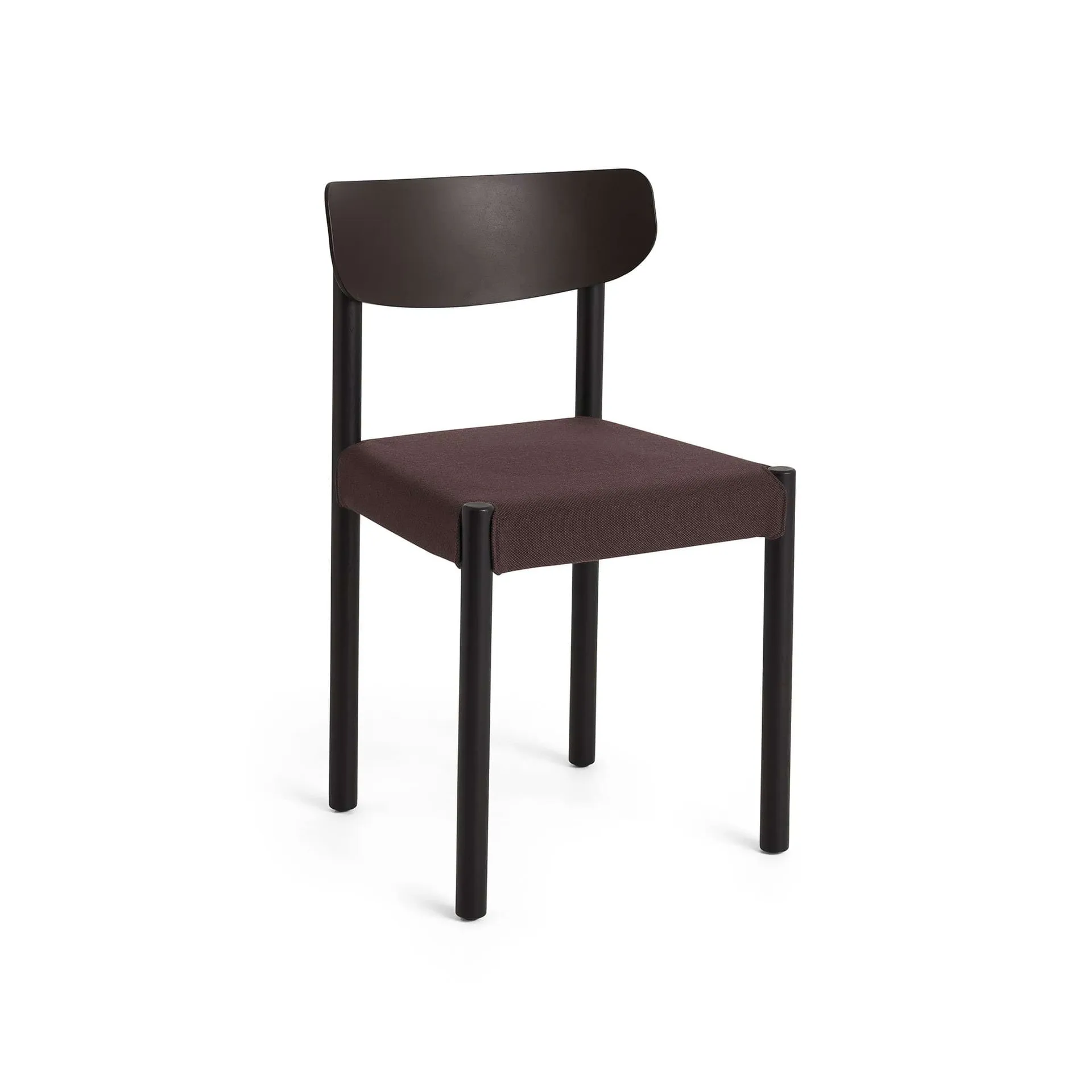 Pack Chair 11 stol, Oljad ek-graphite brown-Steelcut 695 HAY