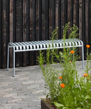 Palissade bänk 120x42 cm - Hot galvanised - HAY