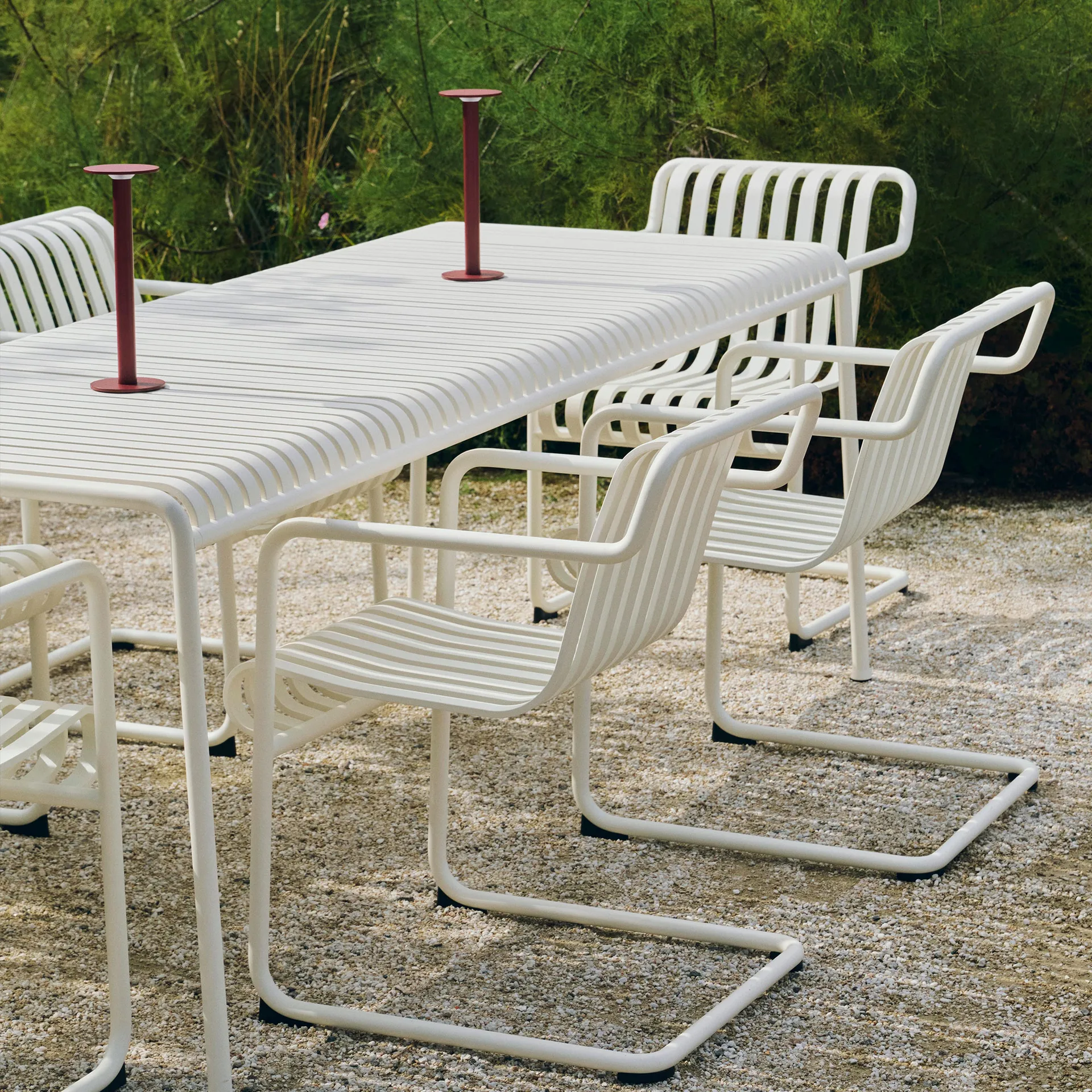 Palissade Cantilever Dining karmstol, Cream white HAY