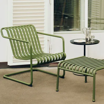 Palissade Cantilever Low loungefåtölj - Olive - HAY