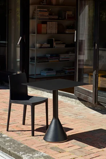 Palissade Cone kvadratiskt cafébord 65x65 cm - Anthracite - HAY