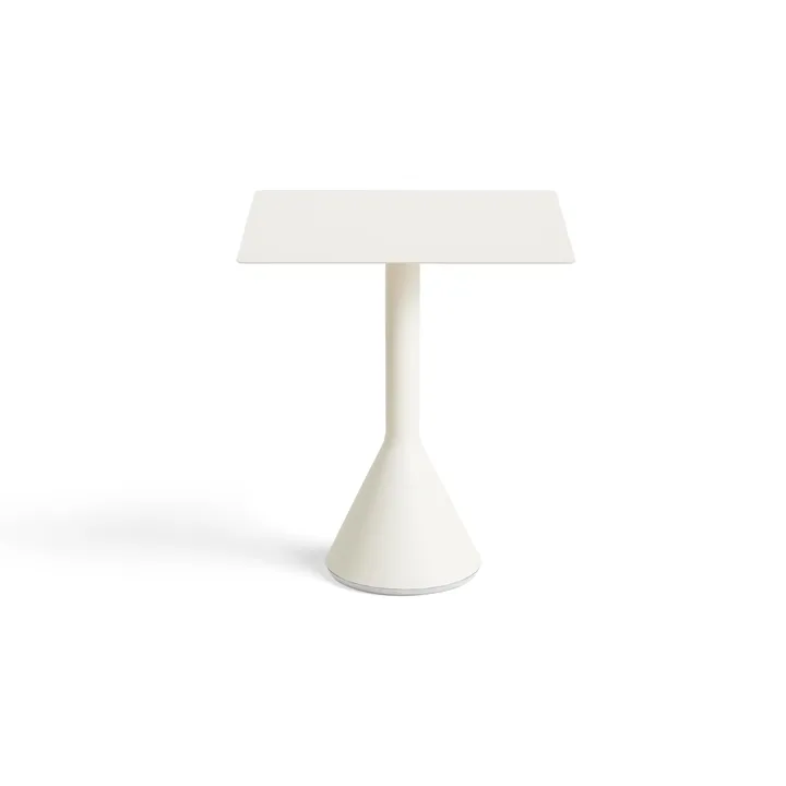 Palissade Cone kvadratiskt cafébord 65x65 cm - Cream white - HAY