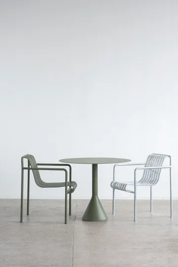 Palissade Cone runt cafébord - Olive, ø90 - HAY