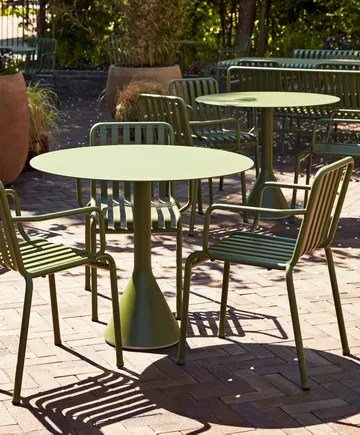 Palissade Cone runt cafébord - Olive, ø90 - HAY