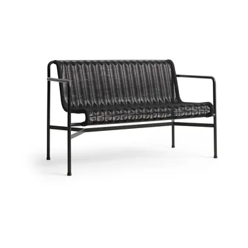Palissade Cord Dining bänk med armstöd - Anthracite - HAY