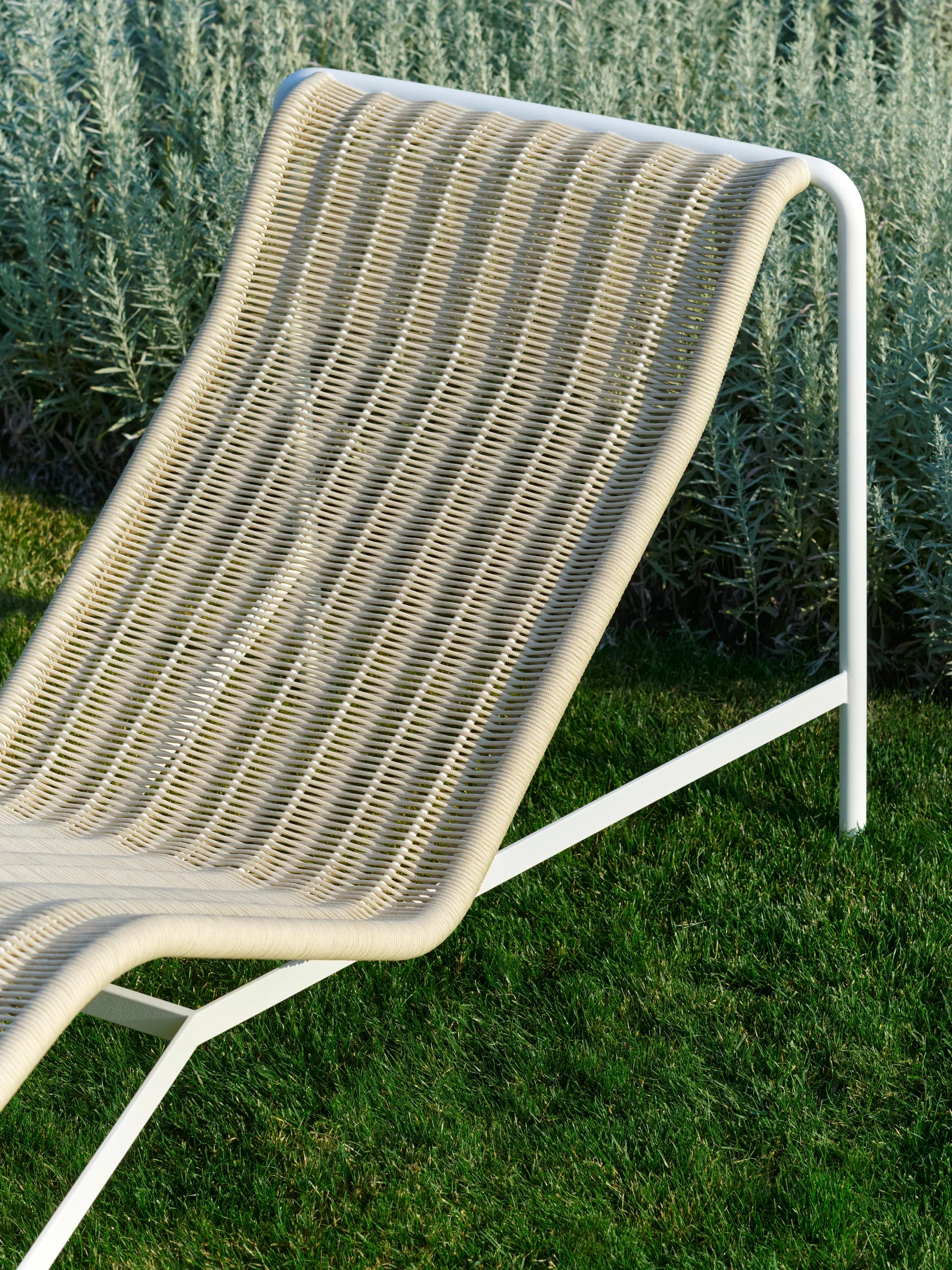 Palissade Cord schäslong, Cream white HAY