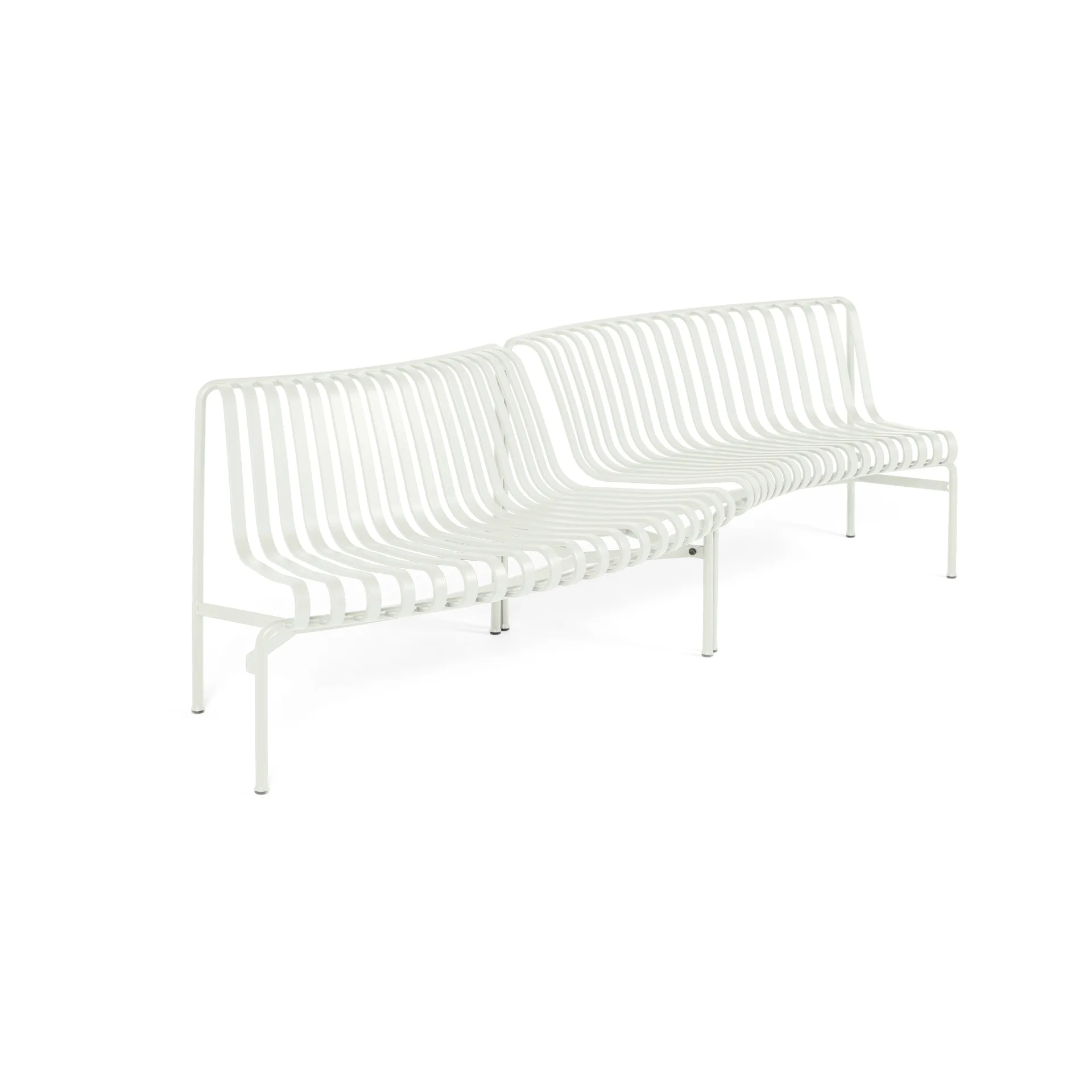 Palissade Dining parkbänk in-out, Cream white HAY