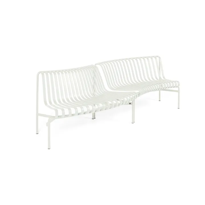 Palissade Dining parkbänk in-out - Cream white - HAY