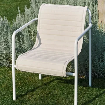 Palissade Dining Quilted karmstolsdyna - Cream white - HAY