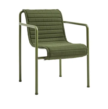 Palissade Dining Quilted karmstolsdyna - Olive - HAY