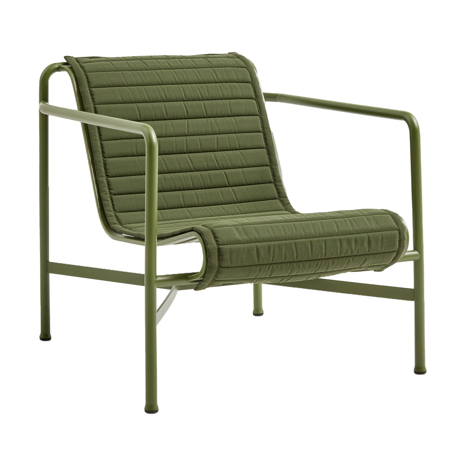 Palissade High Quilted loungefåtöljdyna, Olive, till loungefåtölj hög HAY