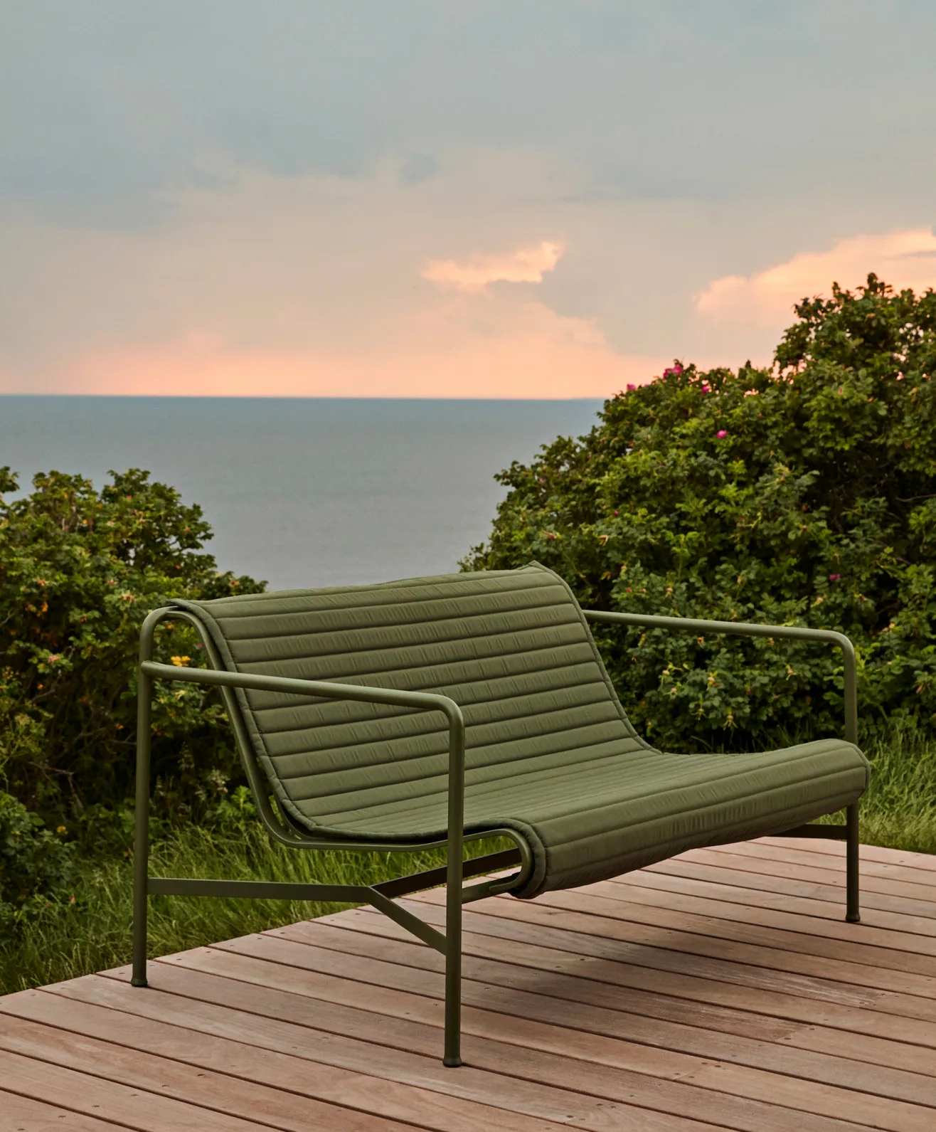 Palissade Lounge Quilted soffdyna, Olive, till loungesoffa HAY