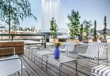 Palissade loungesoffa - Hot galvanised - HAY