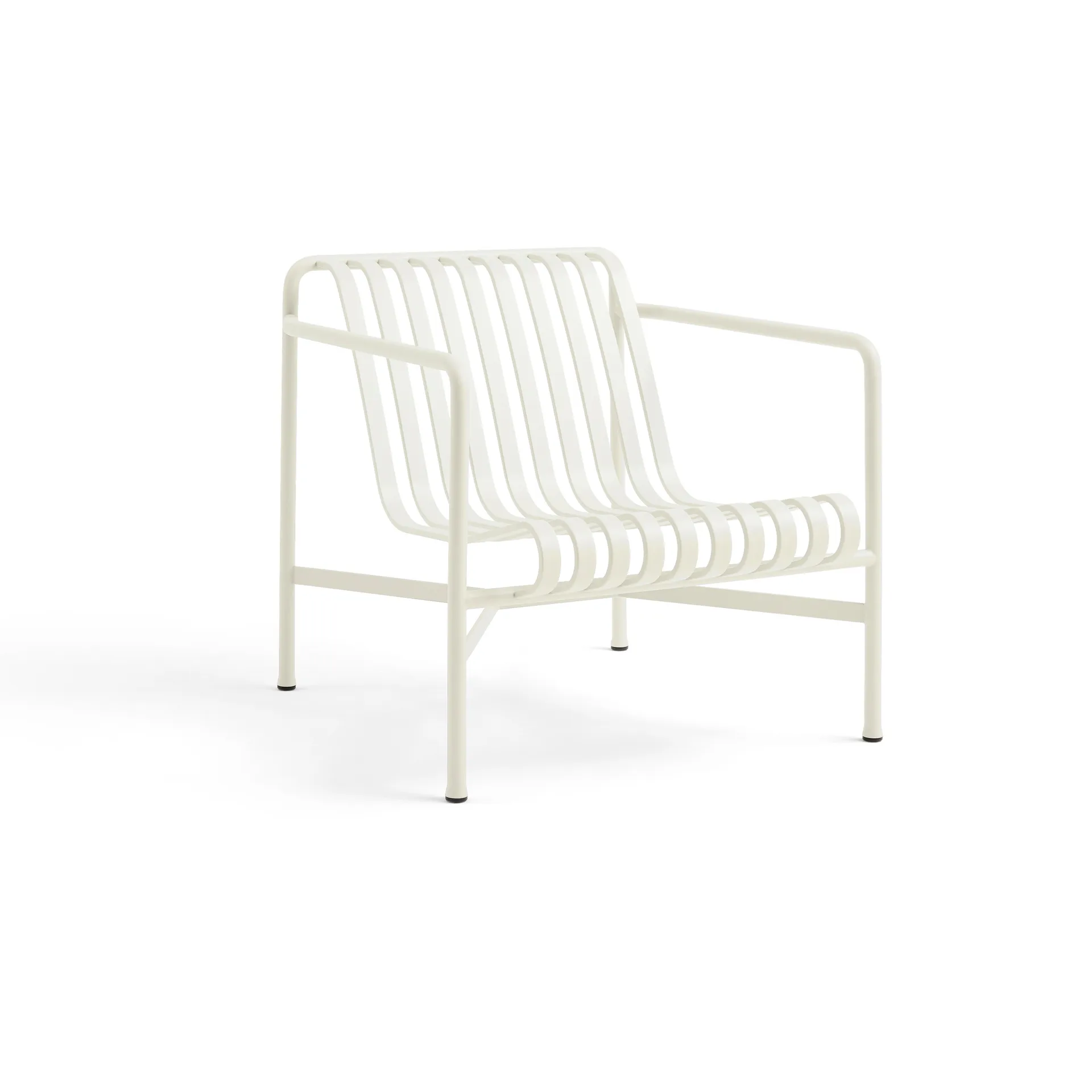 Palissade Low loungefåtölj, Cream white HAY