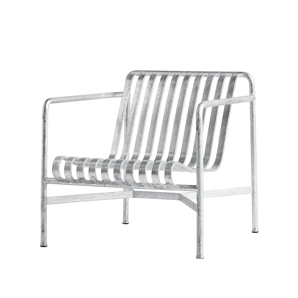 Palissade Low loungefåtölj, Hot galvanised HAY