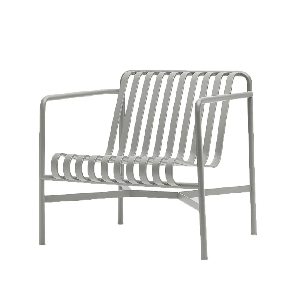 Palissade Low loungefåtölj, Sky grey HAY