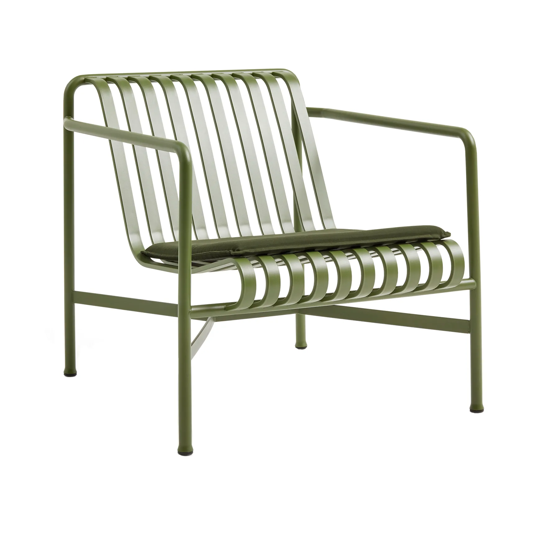Palissade sittdyna till loungefåtölj high & low, Olive HAY