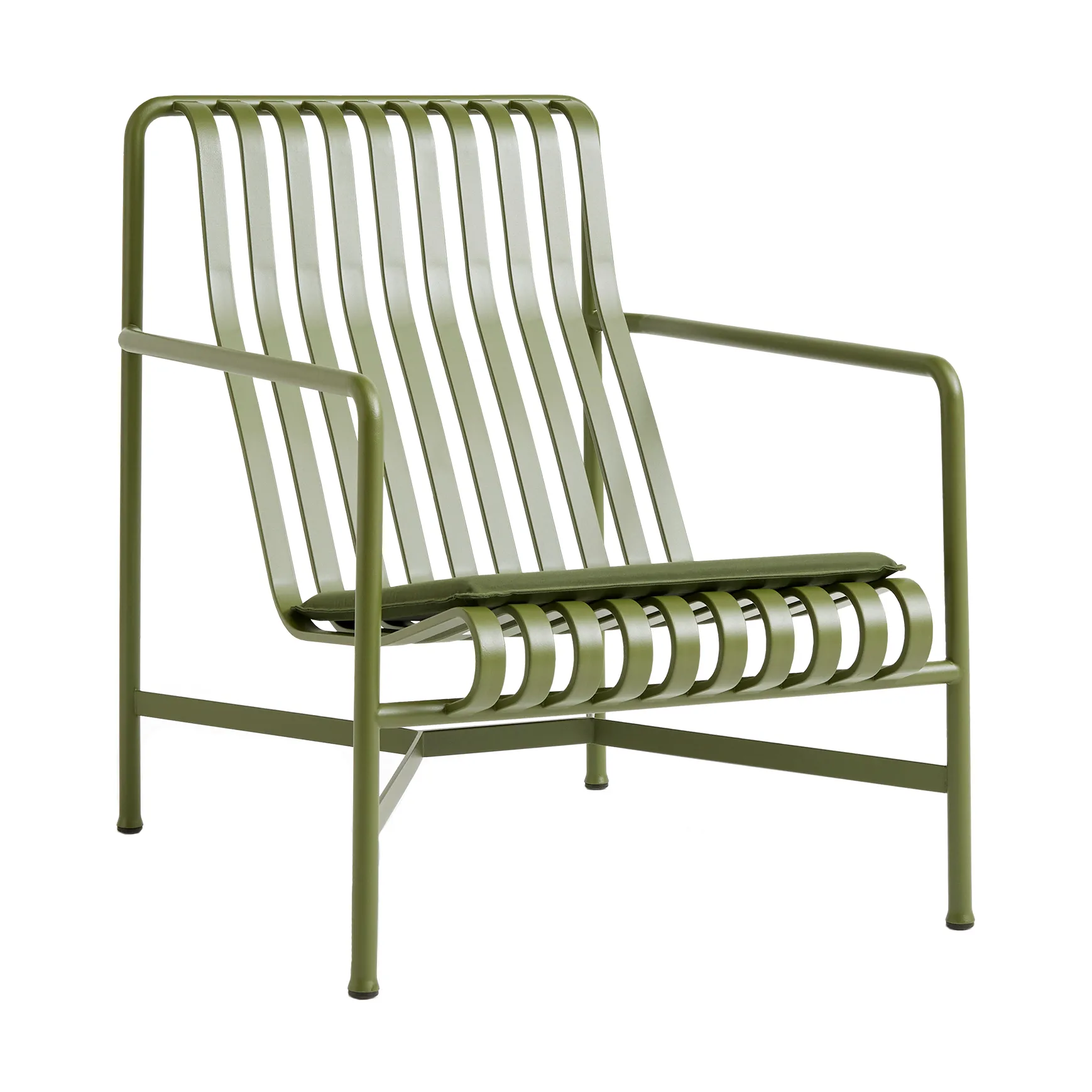 Palissade sittdyna till loungefåtölj high & low, Olive HAY