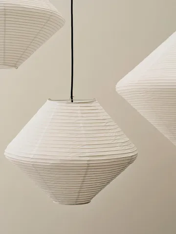 Paper Shade Diamond lampskärm - Classic white, Ø50 cm - HAY