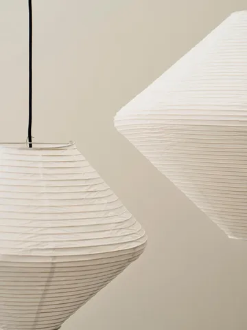 Paper Shade Diamond lampskärm - Classic white, Ø60 cm - HAY