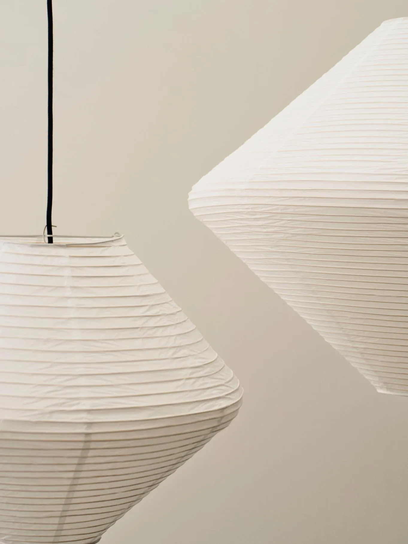 Paper Shade Diamond lampskärm, Classic white, Ø80 cm HAY
