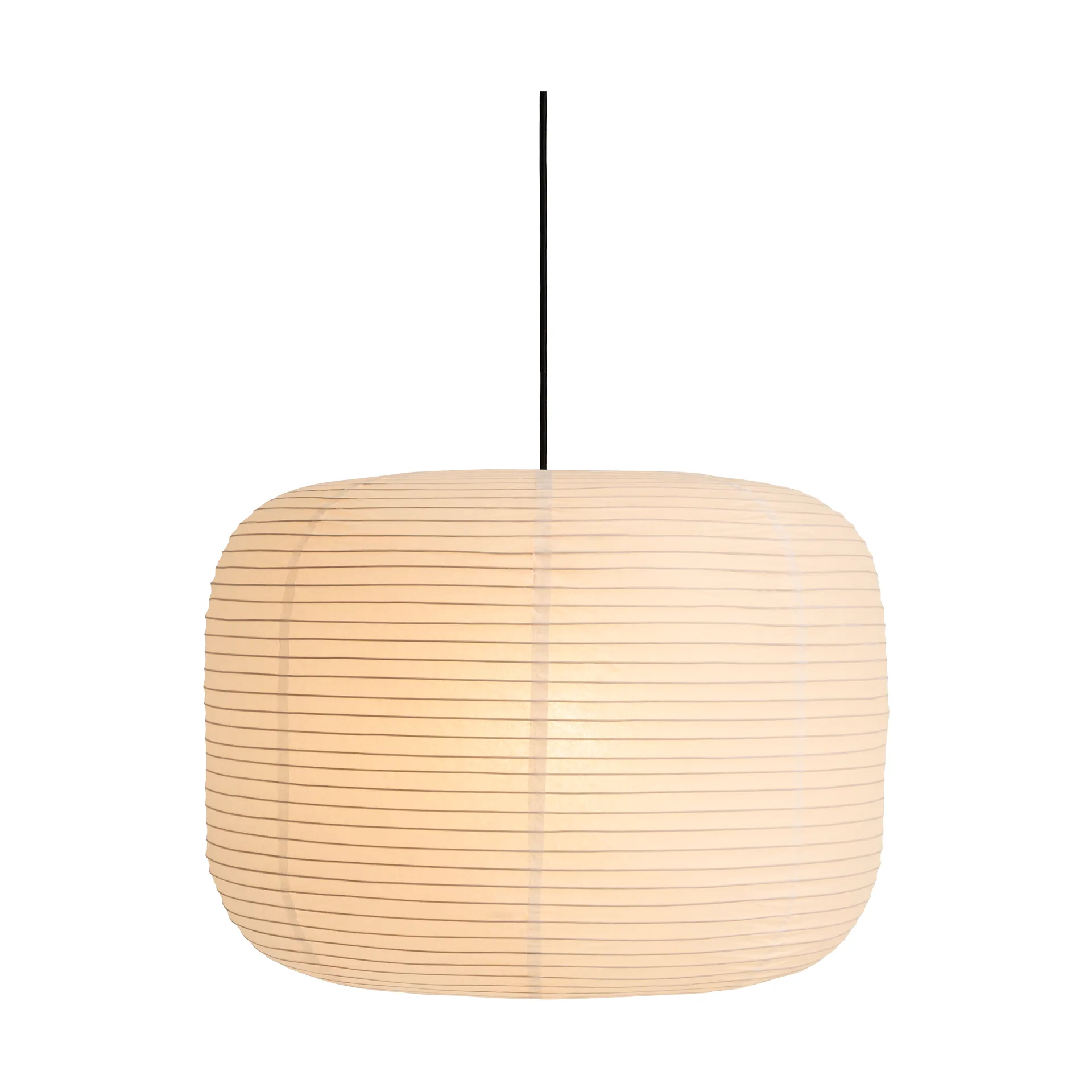 Paper Shade Donut lampskärm, Classic white Ø60 HAY