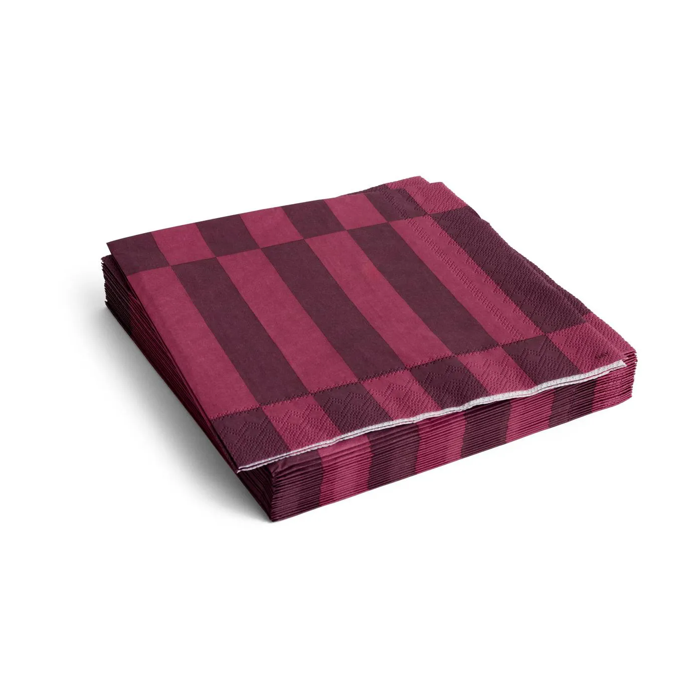 Pattern Dinner servett 40x40 cm 20-pack, Bordeaux-wine HAY