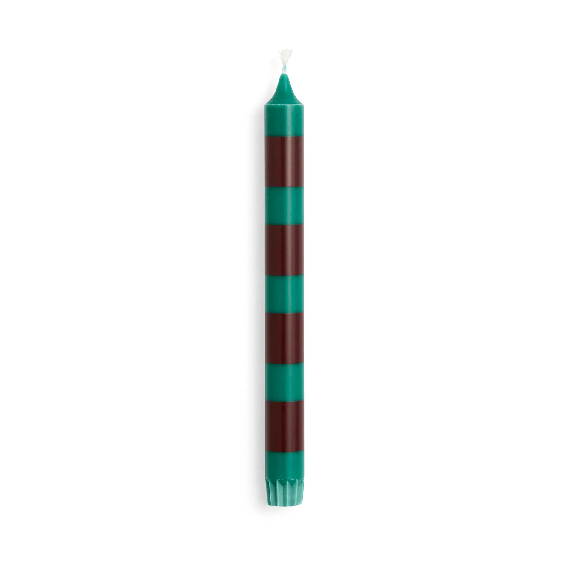 Pattern ljus 4 stripe, Green-brown HAY