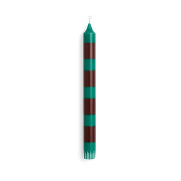 Pattern ljus 4 stripe - Green-brown - HAY