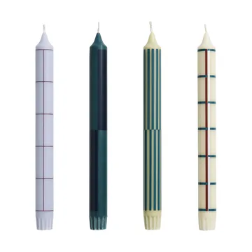 Pattern ljus mix 4-pack - Green-silver - HAY
