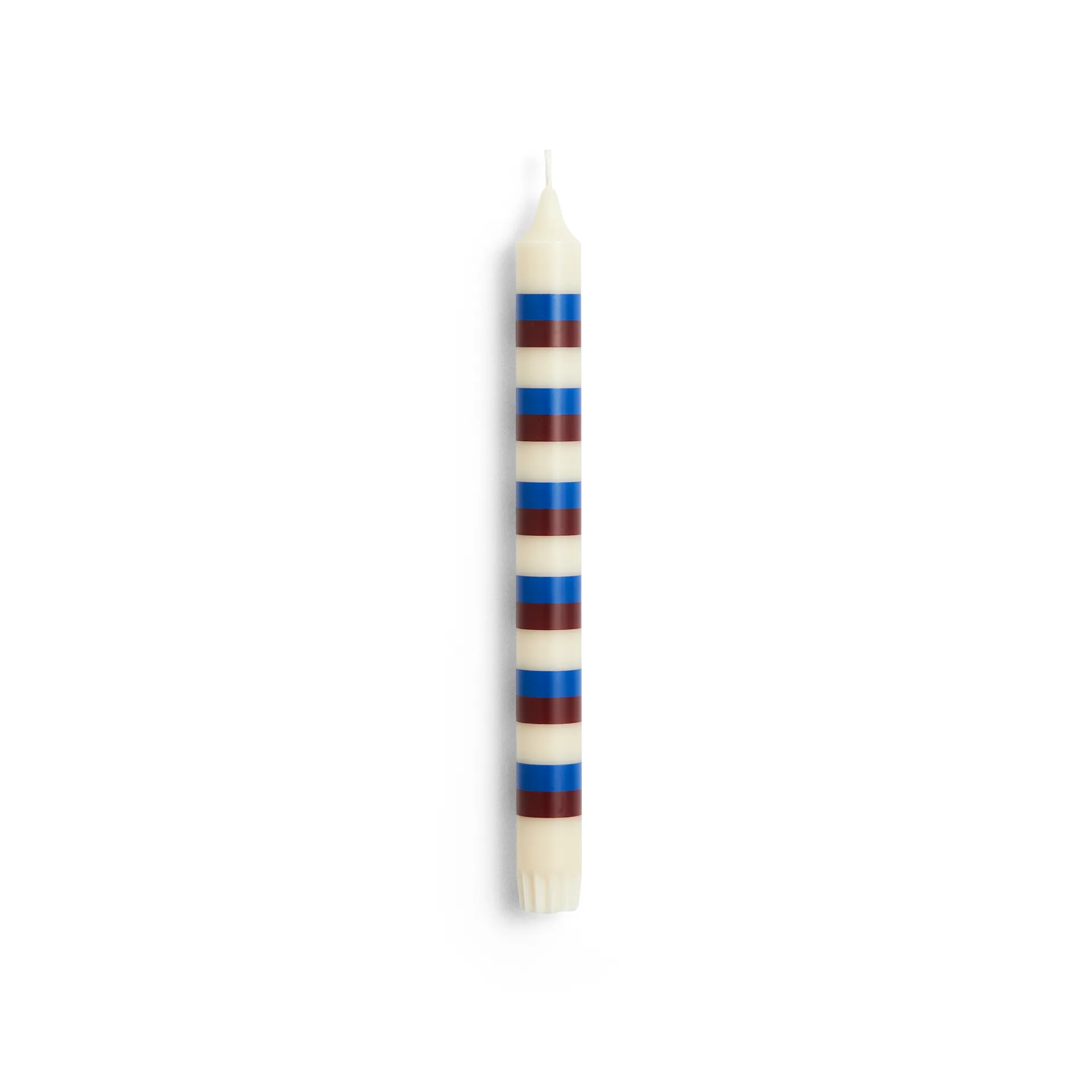 Pattern ljus stripe, Off white-brown-blue HAY