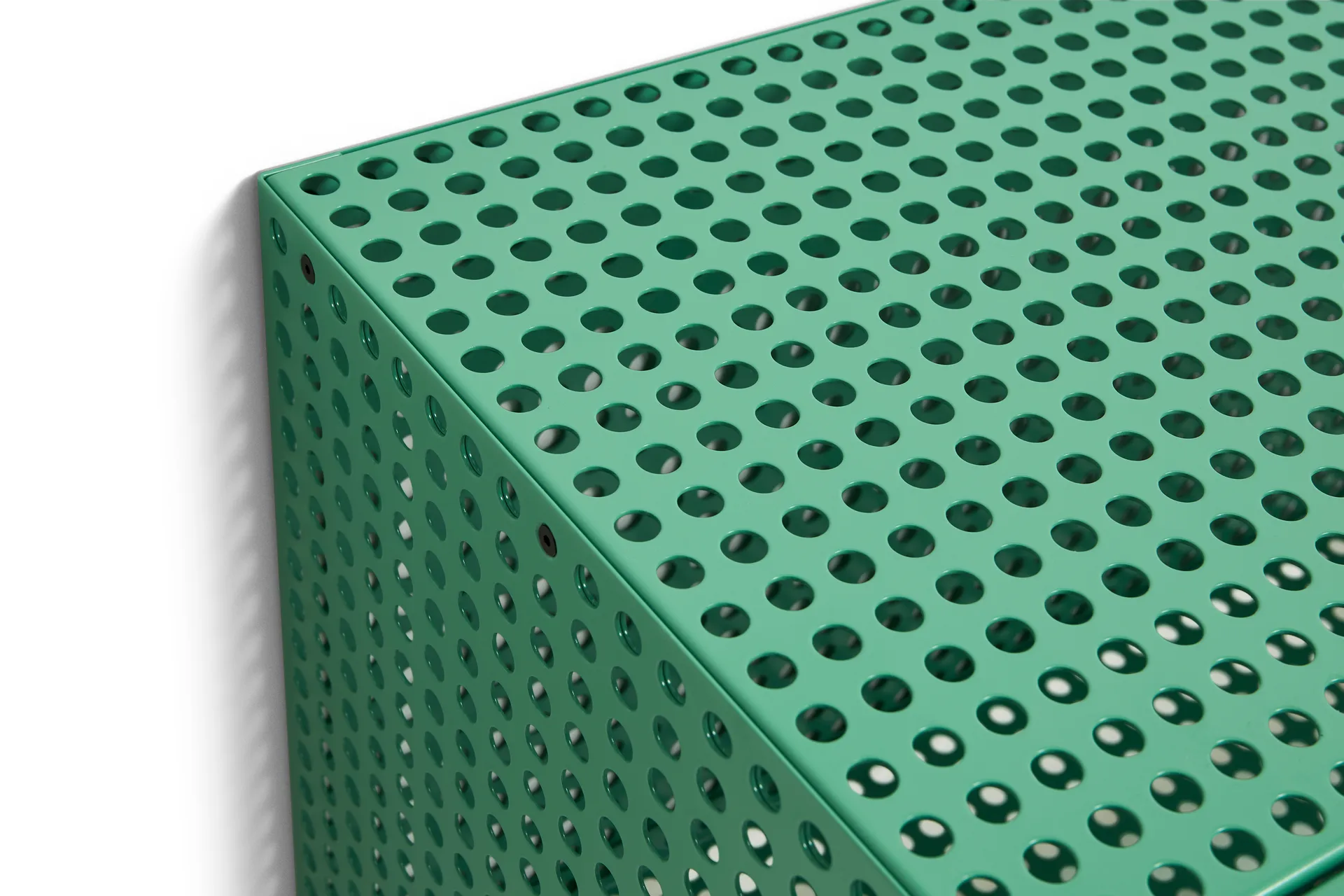 Perforated Cabinet väggskåp small, Soft jade HAY