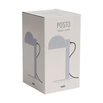 Posto bordslampa - Silver grey - HAY