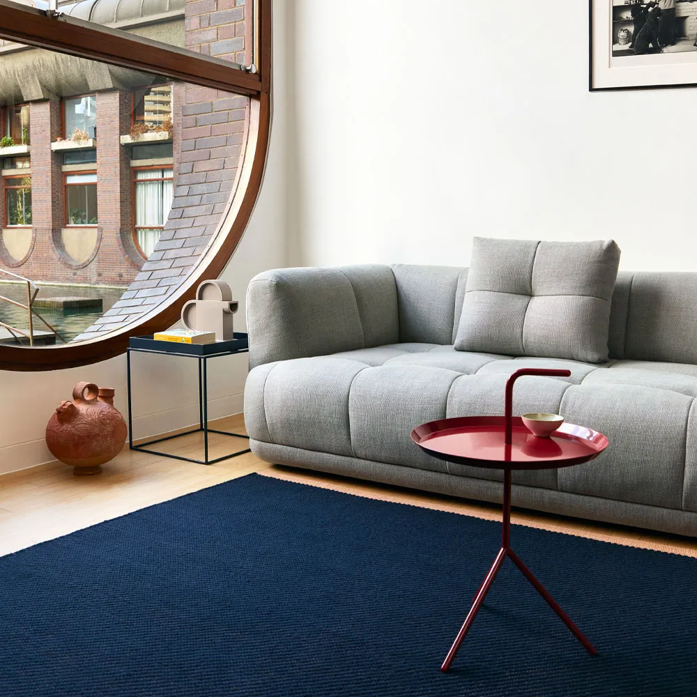 Quilton kudde, Läder sense black HAY