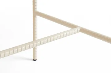 Rebar soffbord 80x49x40,5 cm - Beige marble-alabaster - HAY