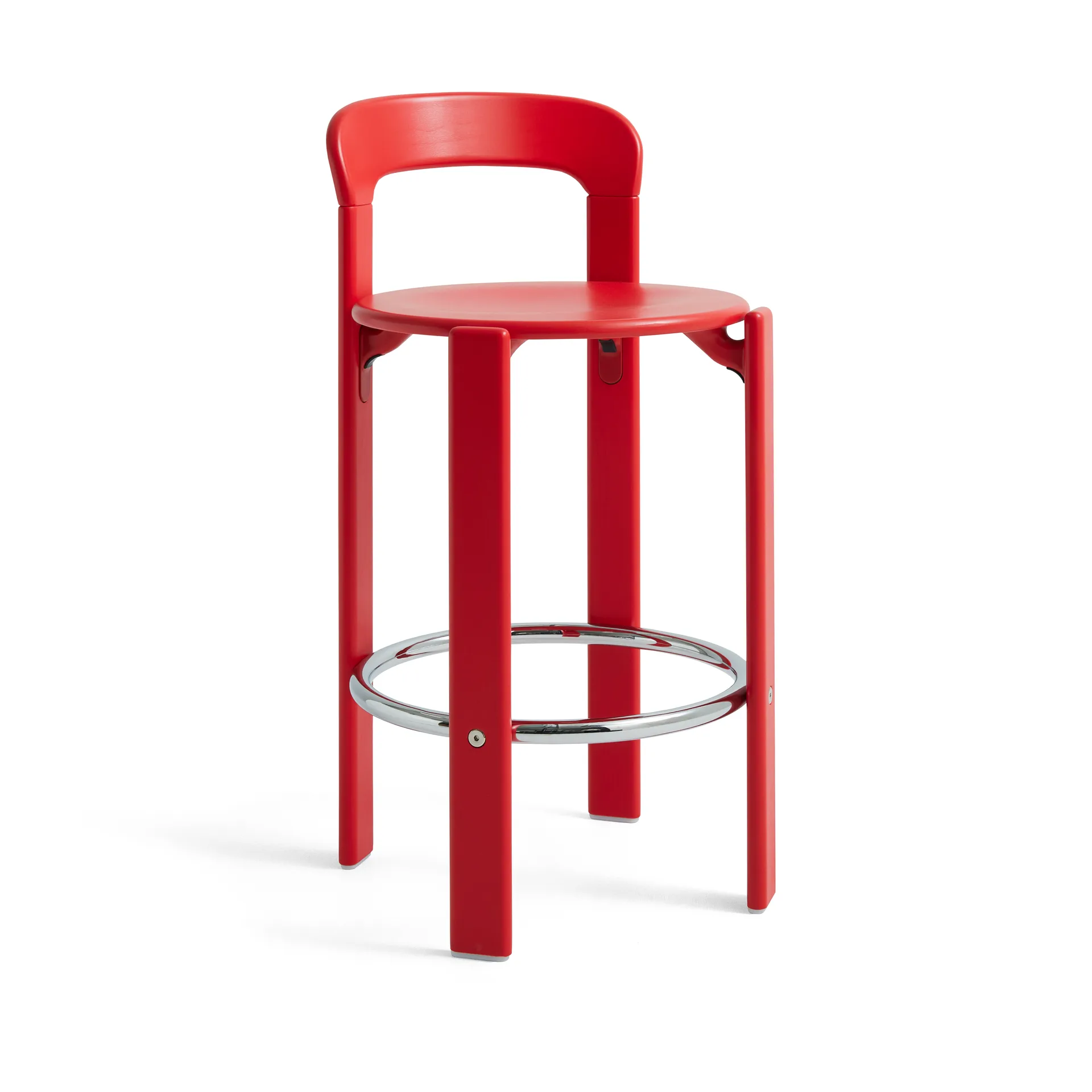 Rey Low barstol lackad 65 cm, Scarlet red HAY