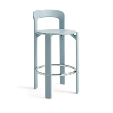 Rey Low barstol lackad 65 cm - Slate blue - HAY
