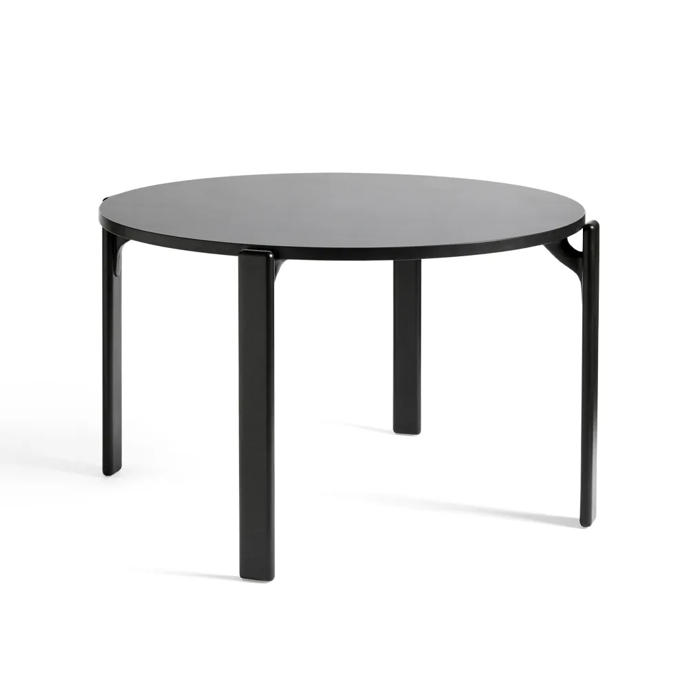 Rey matbord Ø128 cm, deep black HAY