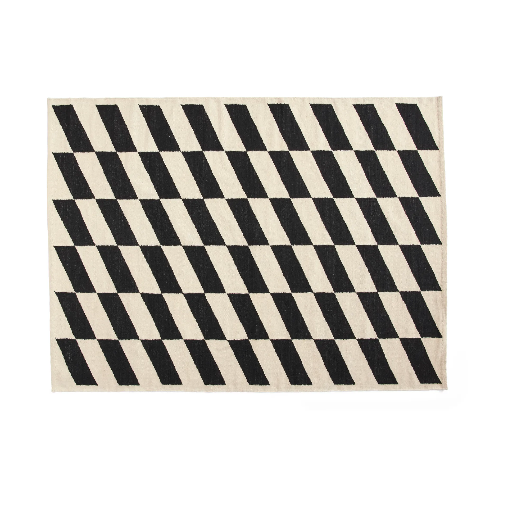 Shift Kelim matta 170x240 cm, Black HAY